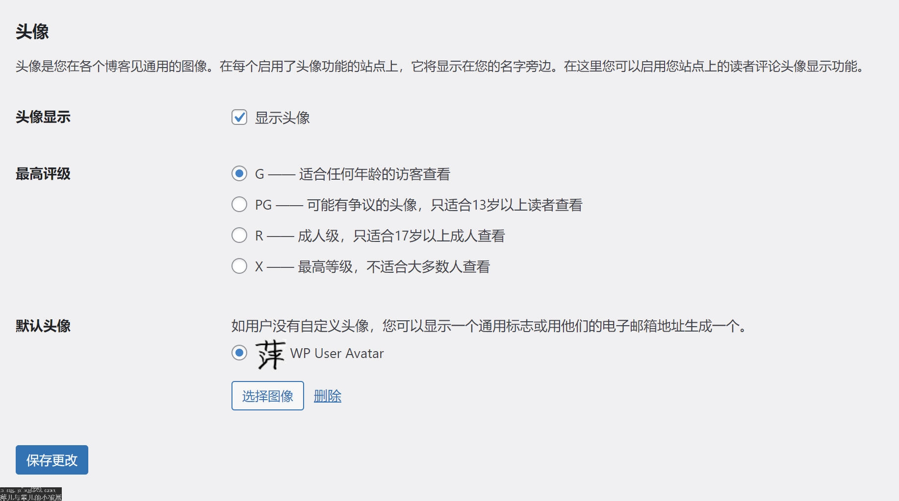 使用WP User Avatar插件替代WordPress默认Gravatar头像,解决页面加载很慢的问题