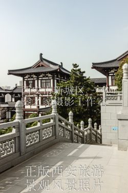 春天中国陕西西安清凉寺景观