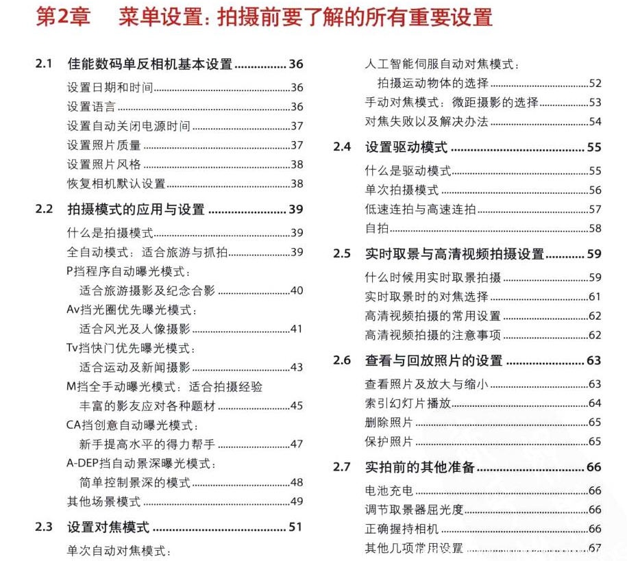 每天推荐一本摄影书：《佳能数码单反摄影  从入门到精通》